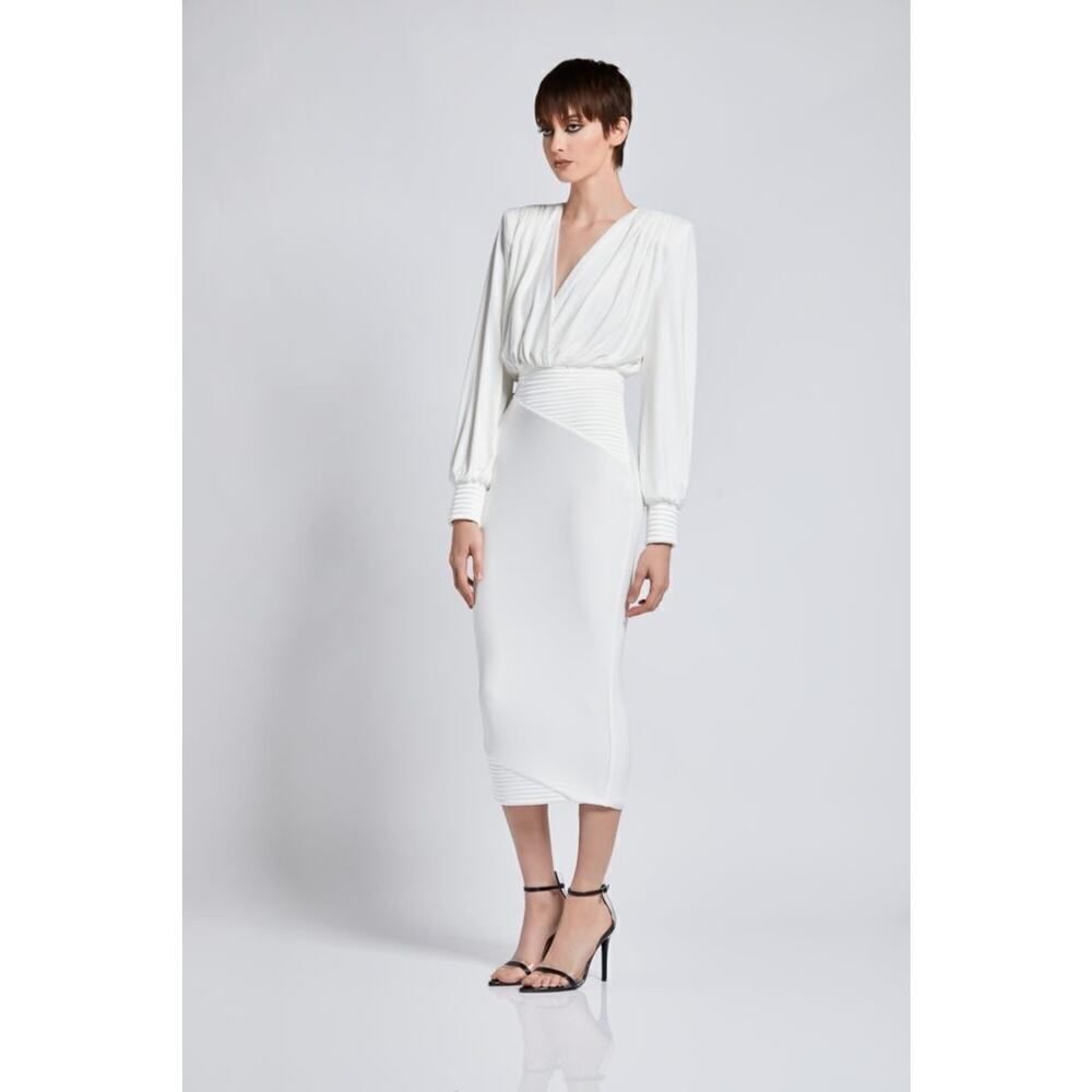 ZHIVAGO Lover Man Cocktail Dress white US6 - Picture 2 of 10